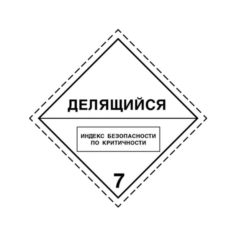 Наличие делиться. Знак опасности радиоактивного материала 7 класса. Опасные грузы 7 класса опасности. Знак опасный груз. Знак опасности 7 класса.